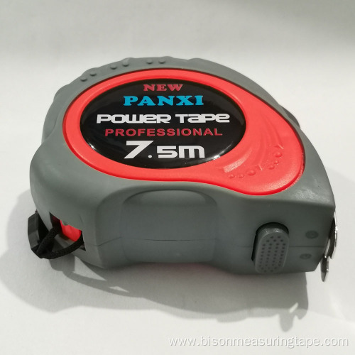 Auto Lock Two Stops Rubber Injection Measuring Tape